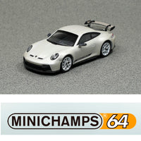 MINICHAMPS64 1/64 PORSCHE 911 GT3 (992) 2021 - GT SILVER METALLIC 643061005