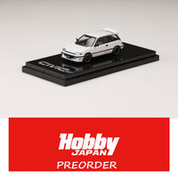 PREORDER HOBBY JAPAN 1/64 Honda CIVIC Si (AT) 1984 Customized Version White HJ641029CW (Approx. Release Date : Q1 2021 subjects to the manufacturer's final decision)