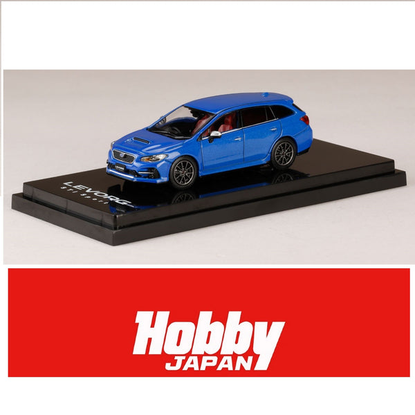 HOBBY JAPAN 1/64 SUBARU LEVORG STI Sport EyeSight (VM-Type F）/ Genuine Optional Parts Equipped Blue Pearl HJ641034DWBL