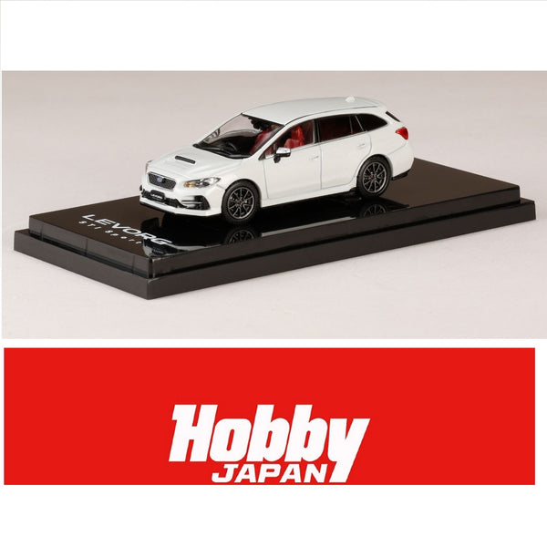 HOBBY JAPAN 1/64 SUBARU LEVORG STI Sport EyeSight (VM-Type F）/ Genuine Optional Parts Equipped Crystal White Pearl HJ641034DW