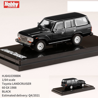 HOBBY JAPAN 1/64 Toyota LANDCRUISER 60 GX 1988 BLACK HJ641039BBK