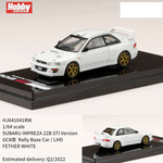 HOBBY JAPAN 1/64 SUBARU IMPREZA 22B STi Version (GC8改) Rally Base Car / LHD White HJ641041RW