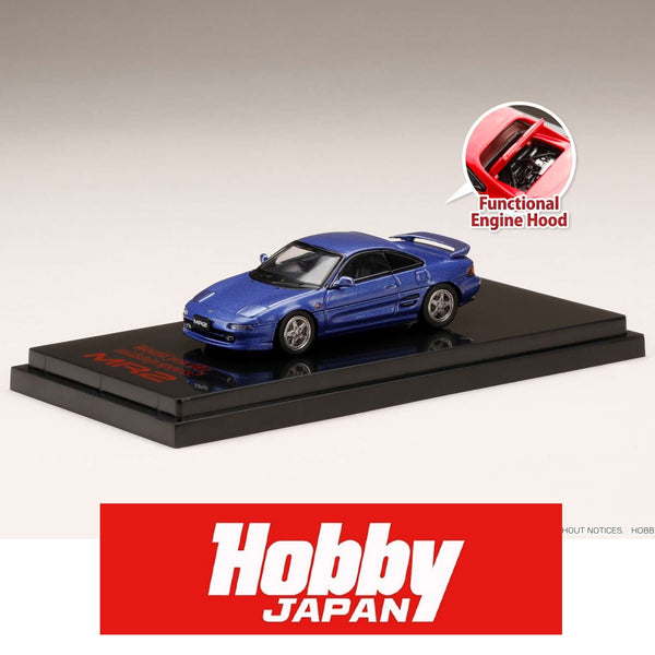 HOBBY JAPAN 1/64 Toyota MR2 (SW20) GT-S Customized Version Purplish Blue Mica Metallic HJ641045CBL