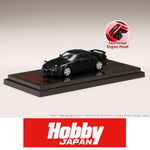 HOBBY JAPAN 1/64 Toyota MR2 (SW20) GT-S 1996 / Open Headlight Black HJ641045HBK