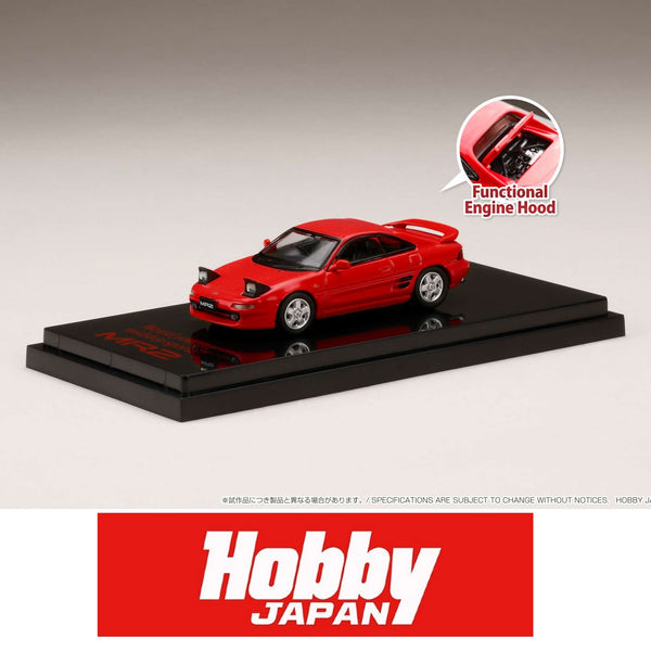 HOBBY JAPAN 1/64 Toyota MR2 (SW20) GT-S 1996 / Open Headlight Red HJ641045HR