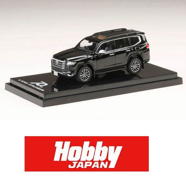 HOBBY JAPAN 1/64 Toyota LAND CRUISER (JA300W) ZX Black/ Black Interior HJ641050ABK