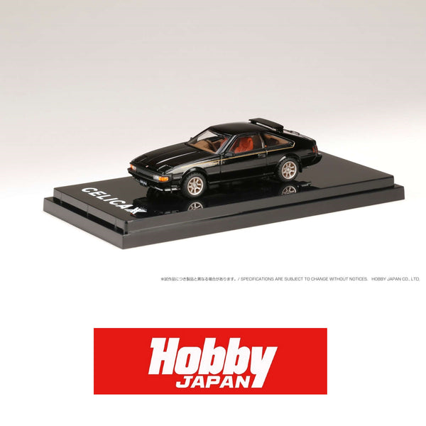 HOBBY JAPAN 1/64 Toyota CELICA XX (A60) SUPER 2000GT TWINCAM24 1984 Black HJ641051CBK