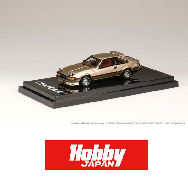 HOBBY JAPAN 1/64 Toyota CELICA XX (A60) 1983 2000GT TWINCAM24 1984  Customized Version Camel Beige Metallic HJ641051DBE