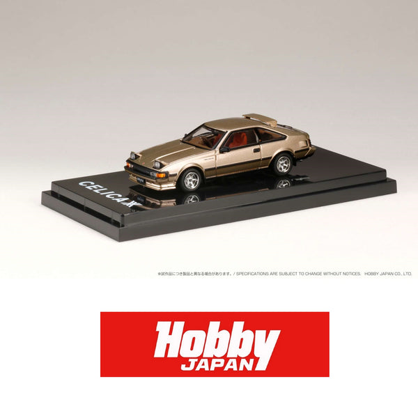 HOBBY JAPAN 1/64 Toyota CELICA XX (A60) 1983 2000GT TWINCAM24 1984 Customized Version Camel Beige Metallic HJ641051DBE