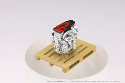 HOBBY JAPAN 1/64 Honda CIVIC TYPE R (FK8) 2017 with Engine Display Model Championship White HJ641055AW