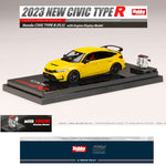 HOBBY JAPAN 1/64 Honda CIVIC TYPE R (FL5) with Engine Display Model Racing Yellow (Customized Color Ver.) HJ641063Y