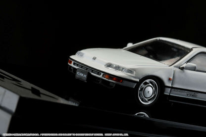HOBBY JAPAN 1/64 Honda CR-X SiR (EF8) 1989 with Engine Display Model WHITE HJ642005W
