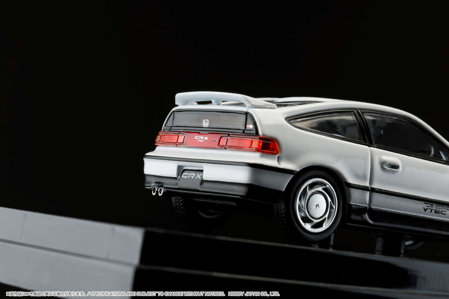 HOBBY JAPAN 1/64 Honda CR-X SiR (EF8) 1989 with Engine Display Model WHITE HJ642005W