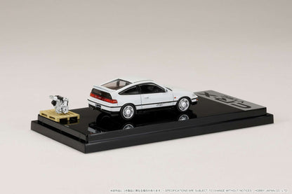 HOBBY JAPAN 1/64 Honda CR-X SiR (EF8) 1989 with Engine Display Model WHITE HJ642005W