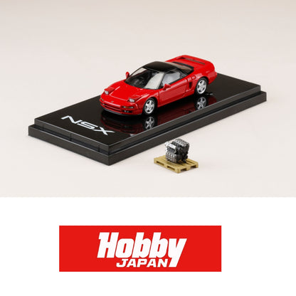 HOBBY JAPAN 1/64 Honda NSX (NA1) 1990 With Engine Display Model Red HJ642006R