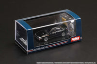 HOBBY JAPAN 1/64 SUBARU IMPREZA WRX (GC8) 1992 with Engine Display Model Black HJ642013ABK