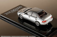 HOBBY JAPAN 1/64 SUBARU IMPREZA WRX (GC8) 1992 with Engine Display Model Silver HJ642013AS