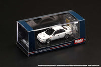 HOBBY JAPAN 1/64 SUBARU IMPREZA WRX (GC8) 1992 with Engine Display Model White HJ642013AW