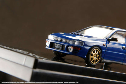 HOBBY JAPAN 1/64  SUBARU IMPREZA WRX (GC8) 1992 Customized Version with Engine Display Model Blue HJ642013BBL