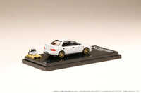 HOBBY JAPAN 1/64  SUBARU IMPREZA WRX (GC8) 1992 Customized Version with Engine Display Model White HJ642013BW