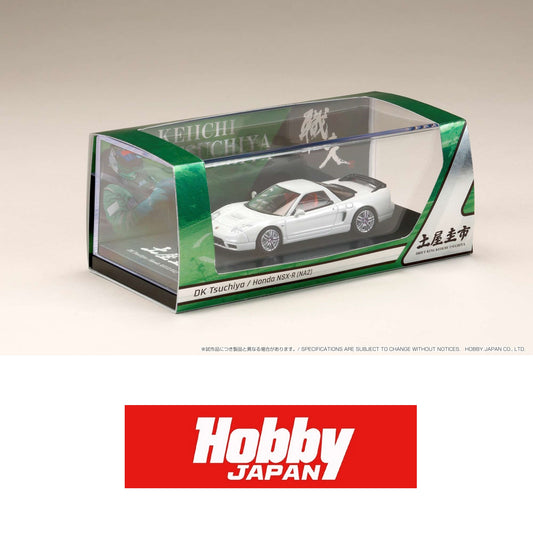 HOBBY JAPAN 1/64 Honda NSX-R (NA2) / DK Tsuchiya 土屋 圭市 Pearl White HJ642015DK