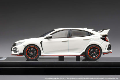 HOBBY JAPAN 1/64 Honda CIVIC TYPE R (FK8) 2020 with Engine Display Model Championship White HJ642055AW