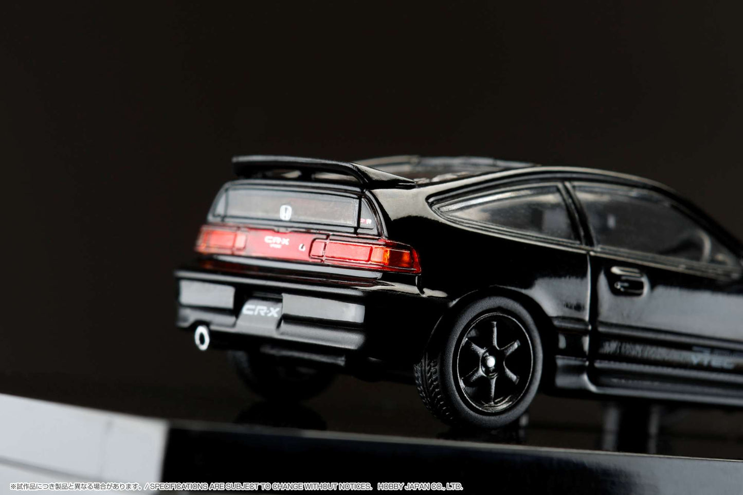 HOBBY JAPAN 1/64 Honda CR-X SiR (EF8) J.D.M. Style BLACK HJ643005BK
