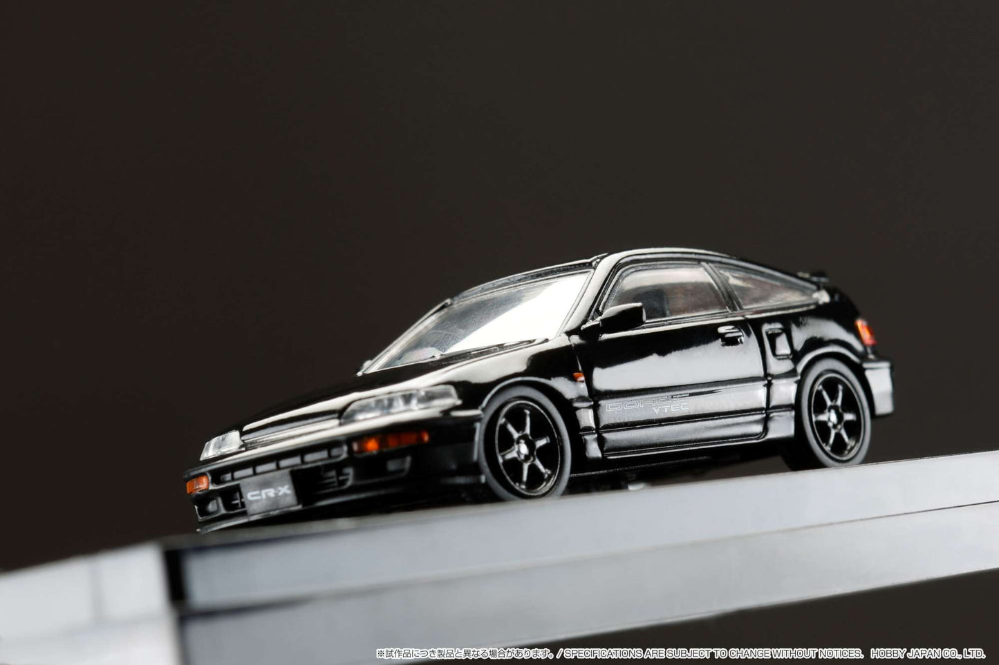 HOBBY JAPAN 1/64 Honda CR-X SiR (EF8) J.D.M. Style BLACK HJ643005BK