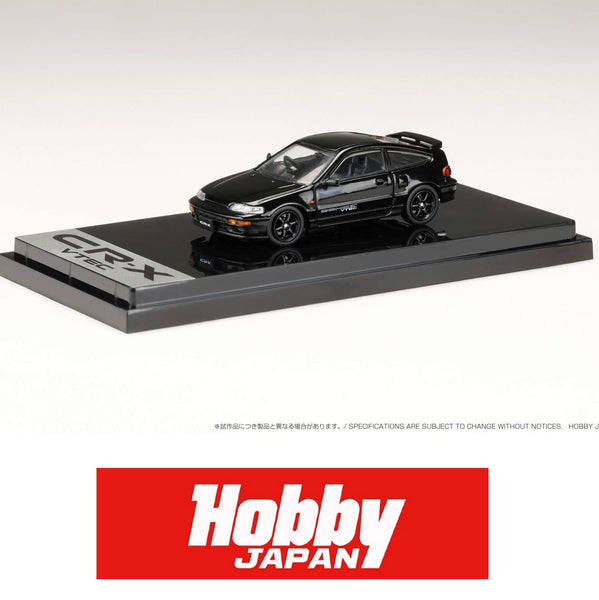 HOBBY JAPAN 1/64 Honda CR-X SiR (EF8) J.D.M. Style BLACK HJ643005BK