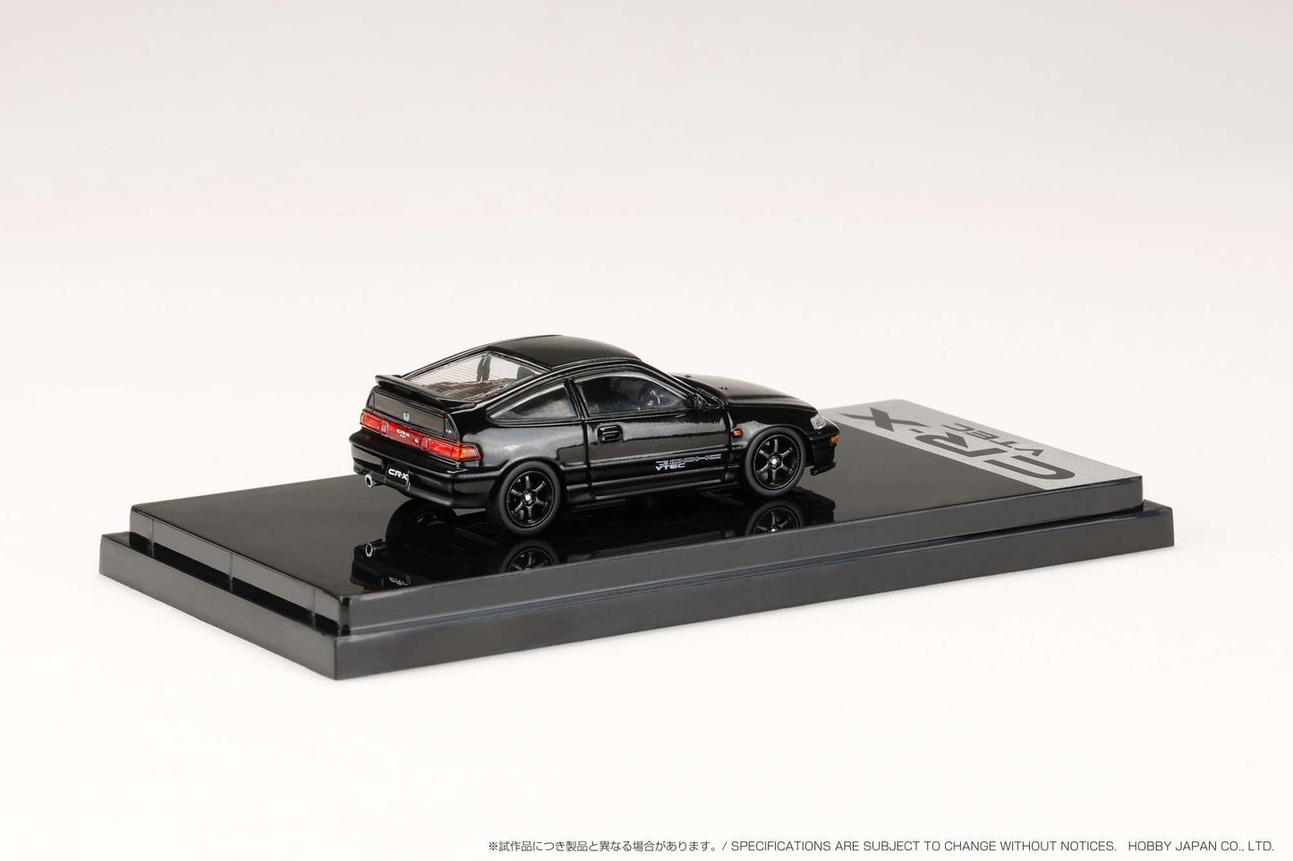 HOBBY JAPAN 1/64 Honda CR-X SiR (EF8) J.D.M. Style BLACK HJ643005BK