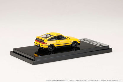 HOBBY JAPAN 1/64 Honda CR-X SiR (EF8) J.D.M. Style YELLOW HJ643005Y