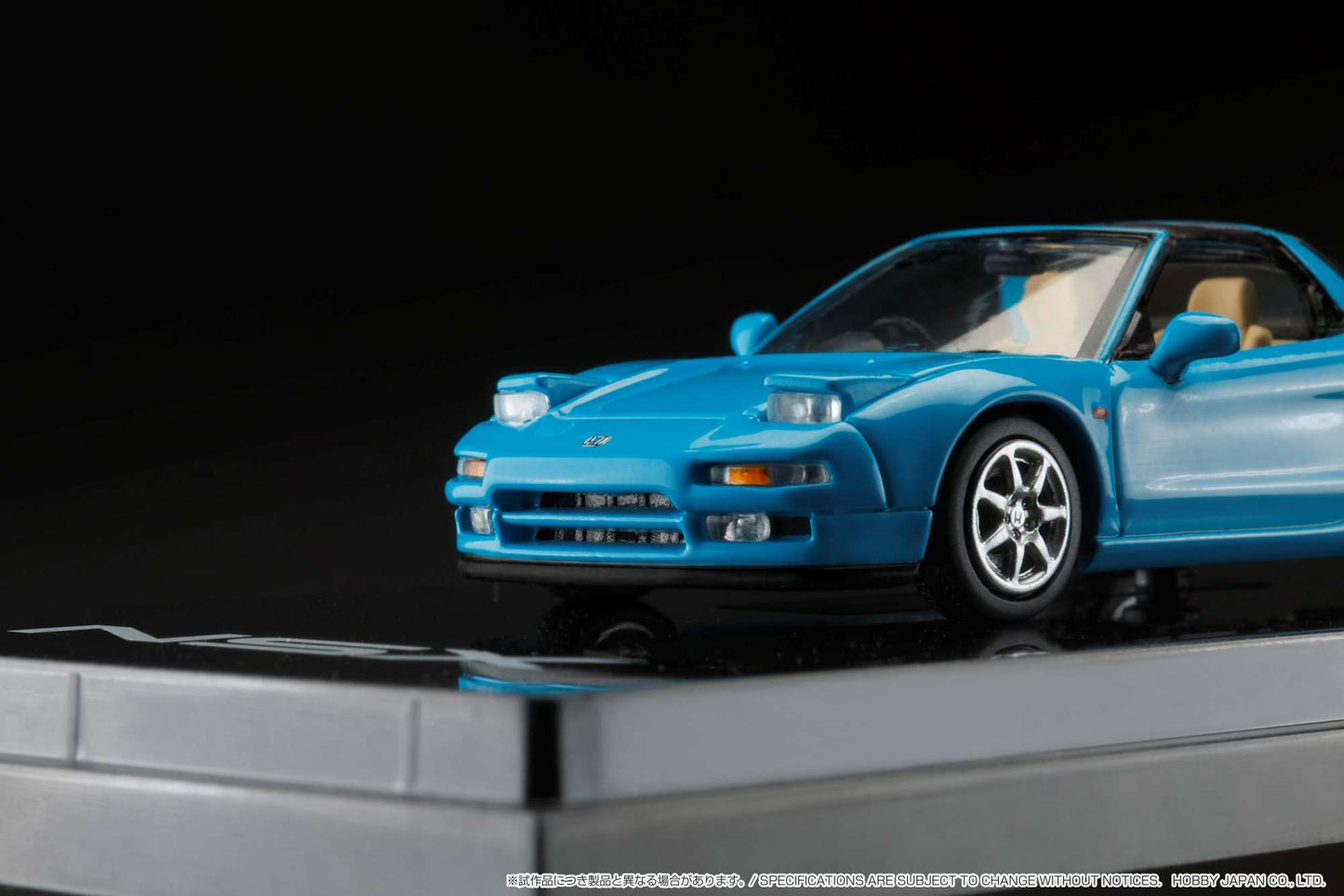 HOBBY JAPAN 1/64 Honda NSX Type T with Detachable Roof PHOENIX BLUE HJ643006BBL