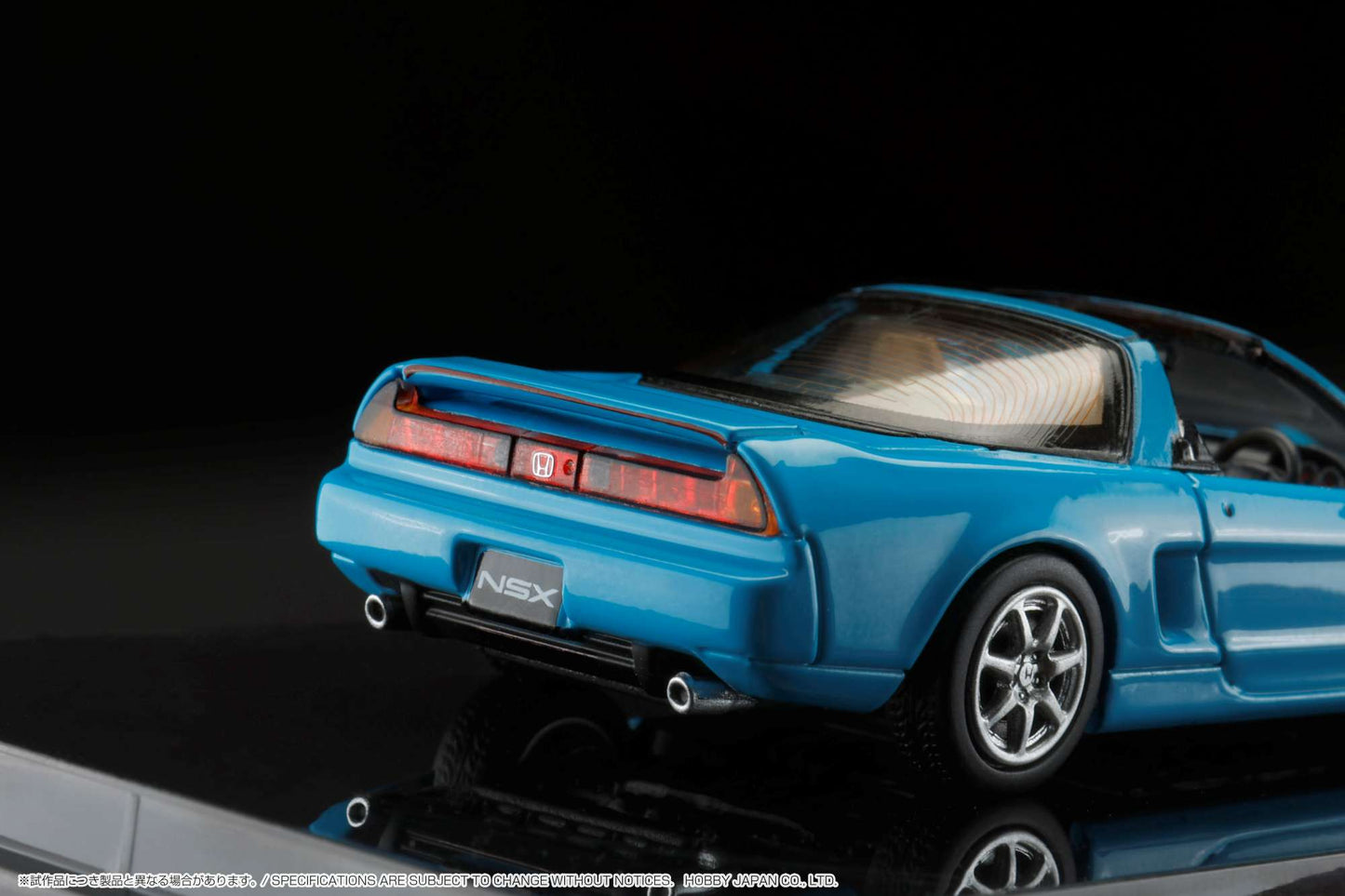 HOBBY JAPAN 1/64 Honda NSX Type T with Detachable Roof PHOENIX BLUE HJ643006BBL