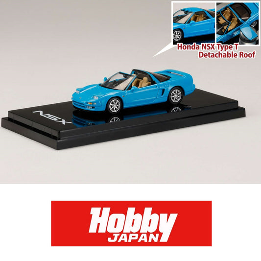 HOBBY JAPAN 1/64 Honda NSX Type T with Detachable Roof PHOENIX BLUE HJ643006BBL