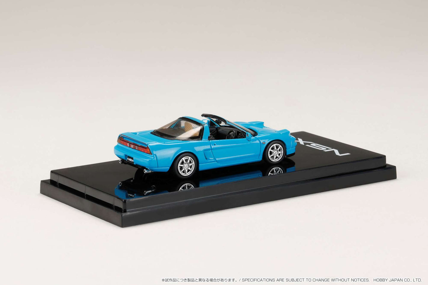 HOBBY JAPAN 1/64 Honda NSX Type T with Detachable Roof PHOENIX BLUE HJ643006BBL