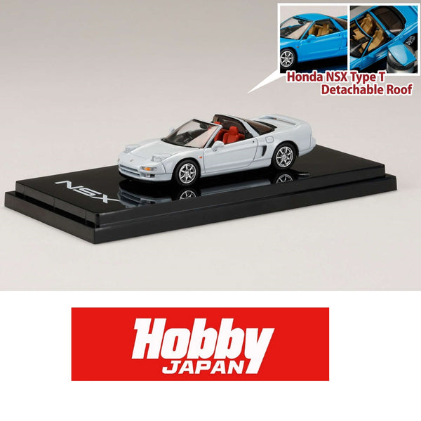 HOBBY JAPAN 1/64 Honda NSX Type T with Detachable Roof White Pearl HJ643006BWP