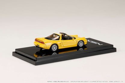 HOBBY JAPAN 1/64 Honda NSX Type T with Detachable Roof INDY YELLOW PEARL HJ643006BY