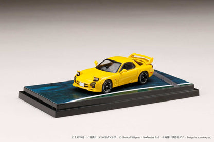 HOBBY JAPAN 1/64 Mazda RX-7 (FD3S) Project D / Keisuke Takahashi (Diorama Set) HJ643007AD