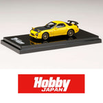 HOBBY JAPAN 1/64 efini RX-7 FD3S (A Spec.) GT WING Yellow HJ643007BY