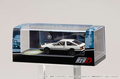 HOBBY JAPAN 1/64 Toyota SPRINTER TRUENO GT APEX AE86 / INITIAL D VS Takeshi Nakazato With Takumi Fujiwara Figure HJ643008DA