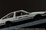 HOBBY JAPAN 1/64 Toyota SPRINTER TRUENO GT APEX AE86 / INITIAL D VS Ryosuke Takahashi With Takumi Fujiwara Figure HJ643008DB