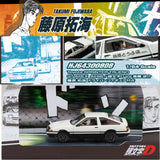 HOBBY JAPAN 1/64 Toyota SPRINTER TRUENO GT APEX AE86 / INITIAL D VS Ryosuke Takahashi With Takumi Fujiwara Figure HJ643008DB