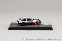 HOBBY JAPAN 1/64 Toyota SPRINTER TRUENO GT APEX AE86 / INITIAL D VS Tomoyuki Tachi With Takumi Fujiwara Figure HJ643008DC