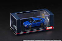 HOBBY JAPAN 1/64 SUBARU IMPREZA WRX (GC8) STi Version Ⅱ Sports Blue with Engine Display Model HJ643013SBL