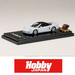HOBBY JAPAN 1/64 Honda NSX Coupe with Engine Display Model White Pearl HJ644006BWP
