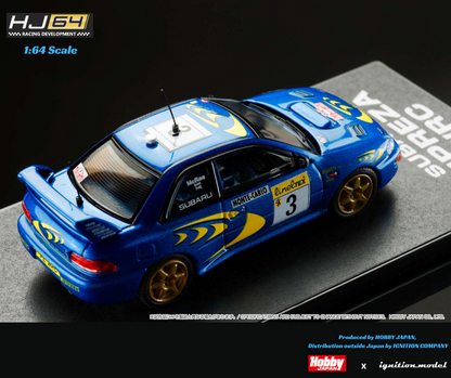 HOBBY JAPAN x IG 1/64 SUBARU IMPREZA WRC 1997 #3 (MONTE CARLO) HJR642041A