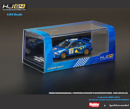 HOBBY JAPAN x IG 1/64 SUBARU IMPREZA WRC 1997 #3 (MONTE CARLO) HJR642041A