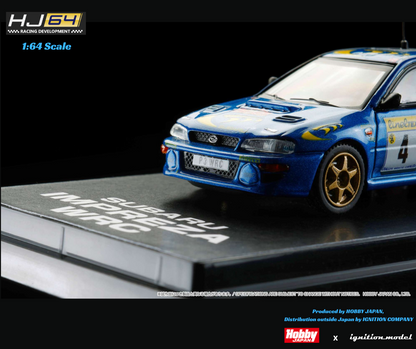 HOBBY JAPAN x IG 1/64 SUBARU IMPREZA WRC 1997  #4 (MONTE CARLO) / WINNER HJR642041B