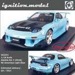 Ignition Model 1/18 MAZDA RX-7 (FD3S) RE Amemiya Light Blue IG2231