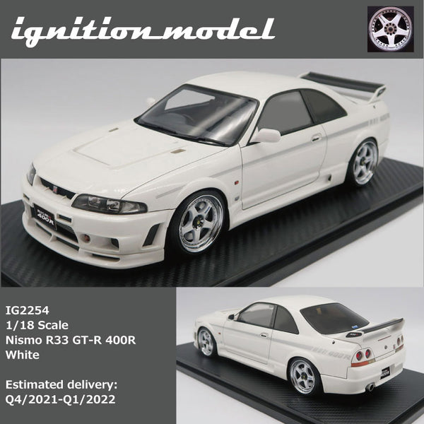 PREORDER Ignition Model 1/18 Nismo R33 GT-R 400R White IG2254 (Approx. Release Date : Q4/2021 to Q1/2022 subject to manufacturer's final decision)